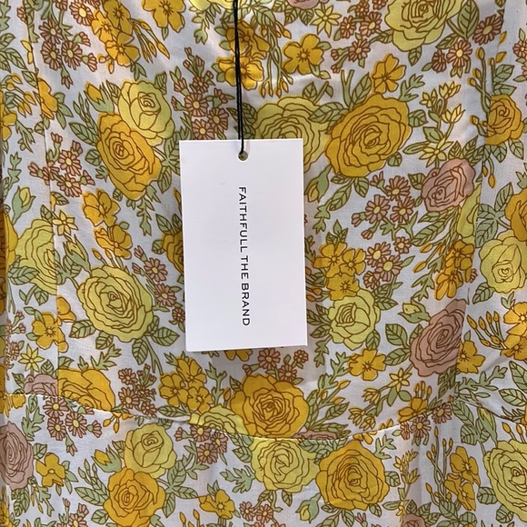 NWT FAITHFULL THE BRAND BRONTE MIDI DRESS - Picture 5 of 7